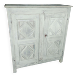 Old green gray low buffet