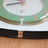 JAZ green formica wall clock