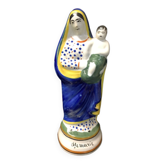 Sainte Marie in Malicorne earthenware, 1st part of the twentieth century