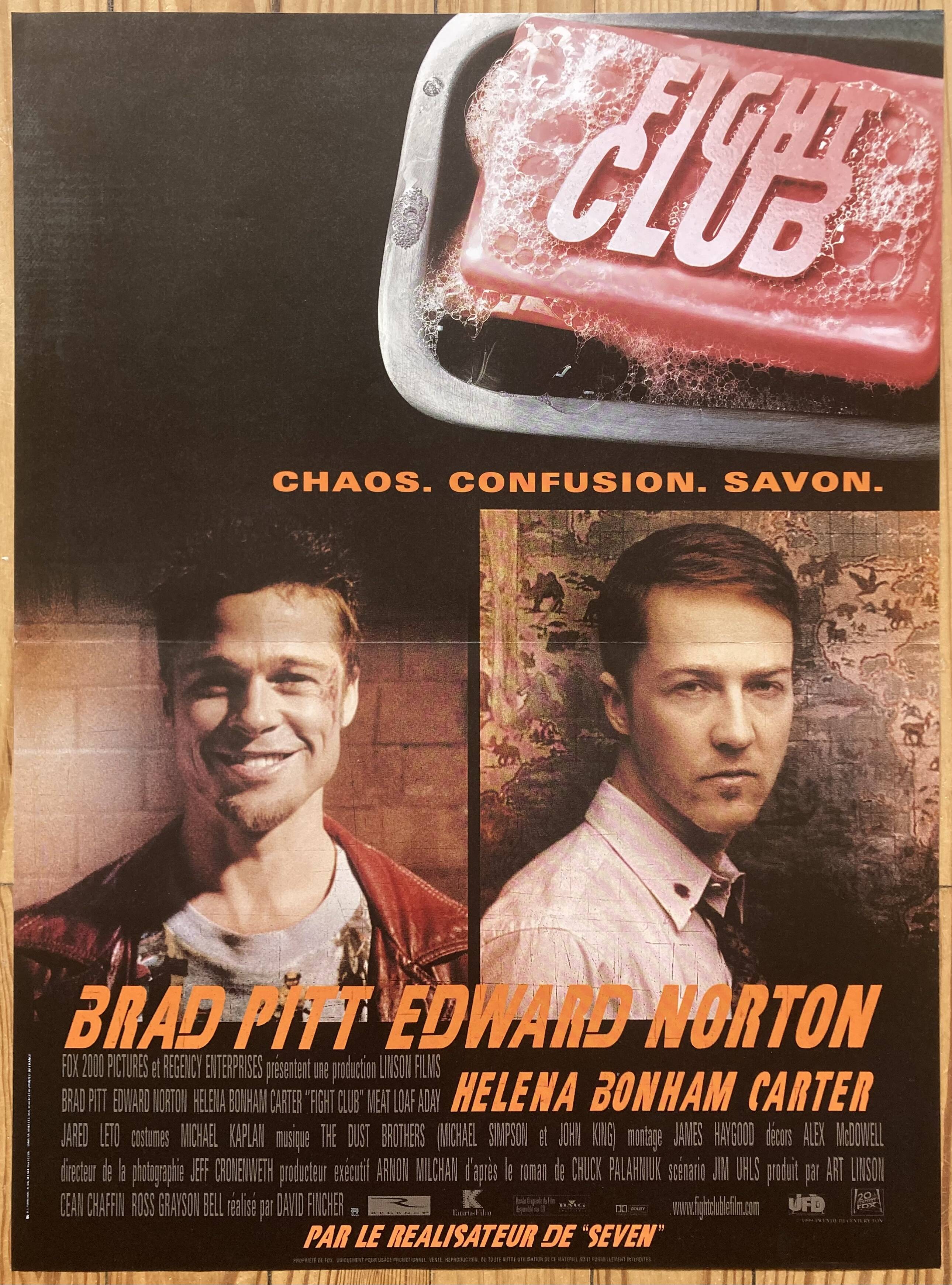 Affiche cinéma originale "Fight Club" David Fincher