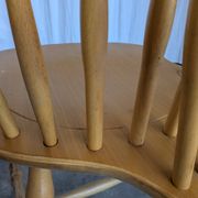 Chaise de salle à manger de style Windsor vintage : cuisine de ferme rustique