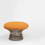Model 1705 easy chair and ottoman set by Warren Platner for Knoll