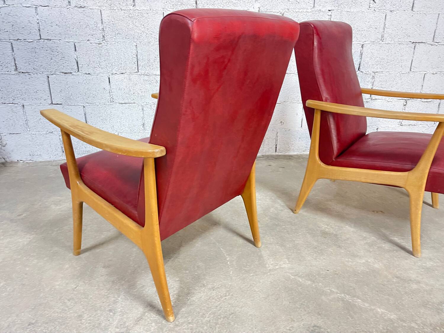 Pair of vintage Stella armchairs