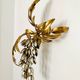 Set of 2 Amazing Italian Hollywood Regency Gilded Wall Lamps by Hans Kögl