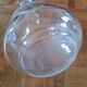 Carafe à vin ancienne - verre gravée d'une frise d'entrelacs