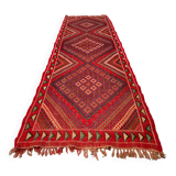 Vintage moroccan Kilim Runner , 295 x 86 cm