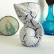 Vintage snowsandstone vase