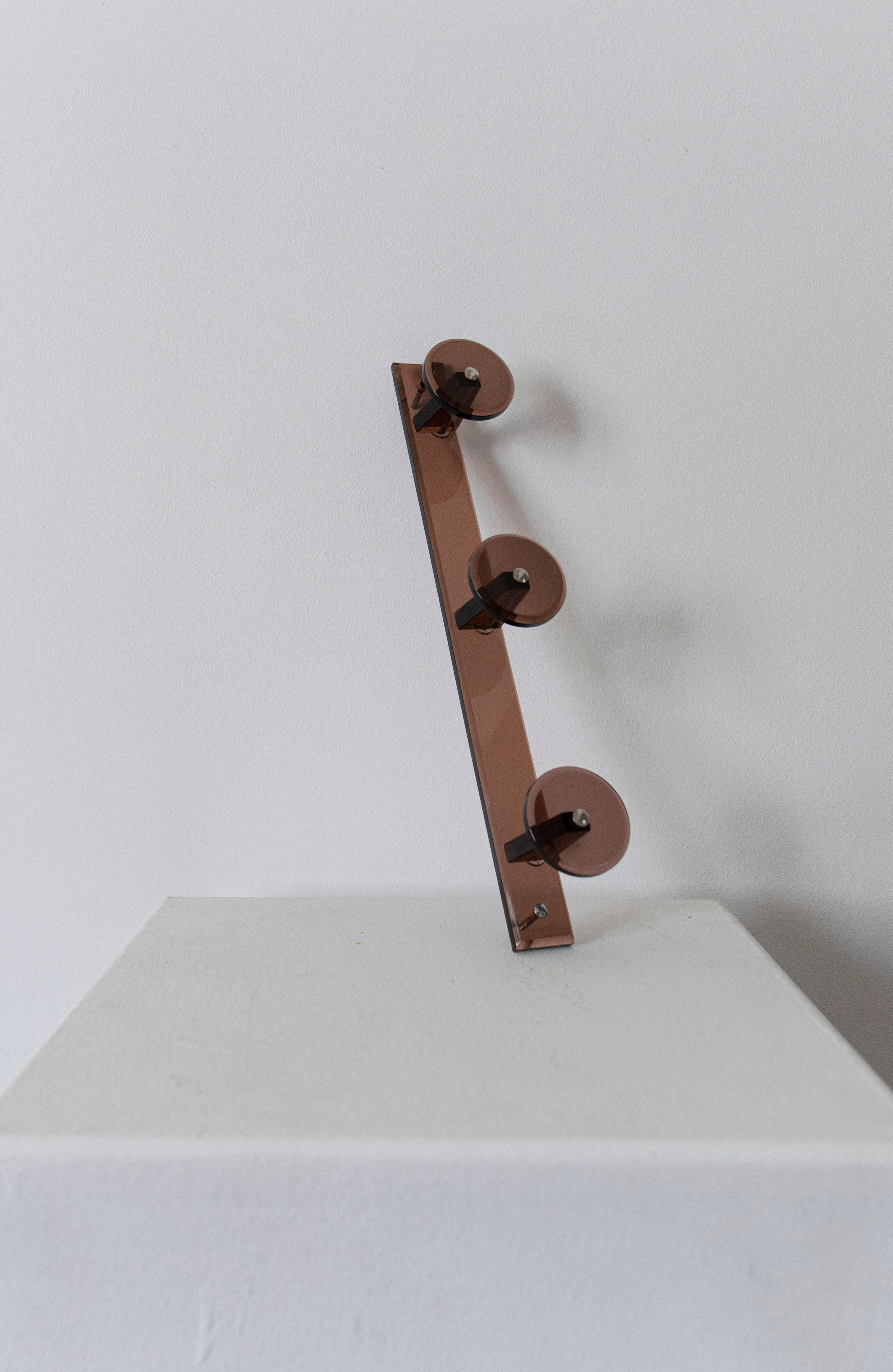 Plexiglas coat rack