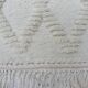 Tunisian Berber Rug, Ecru Wool – Handwoven, Bohemian & Minimalist Style