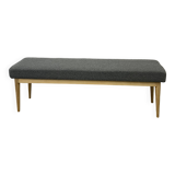 Scandinavian bench with curls