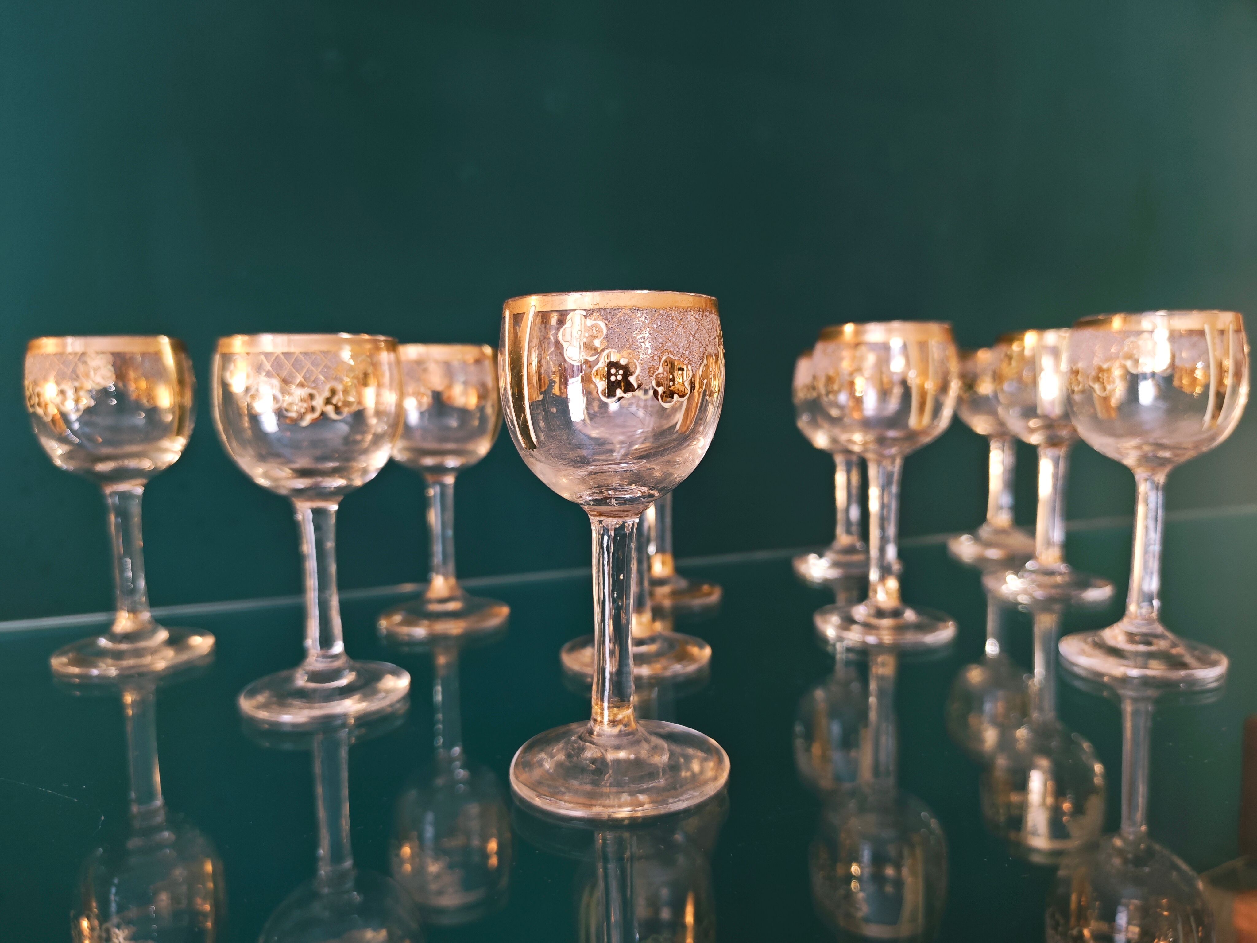 Baccarat Art Nouveau liqueur service