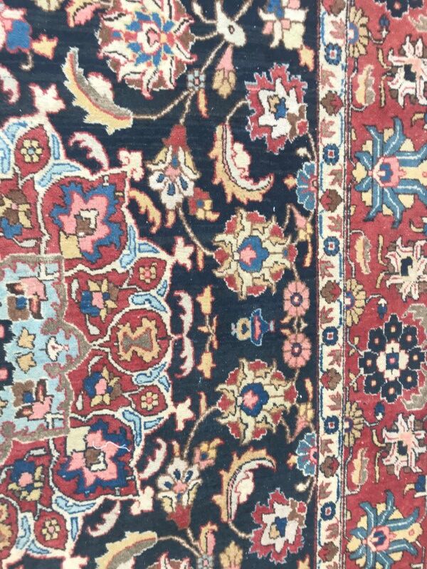 Carpet old Persian Tabriz done hand 200 X 300 cm
