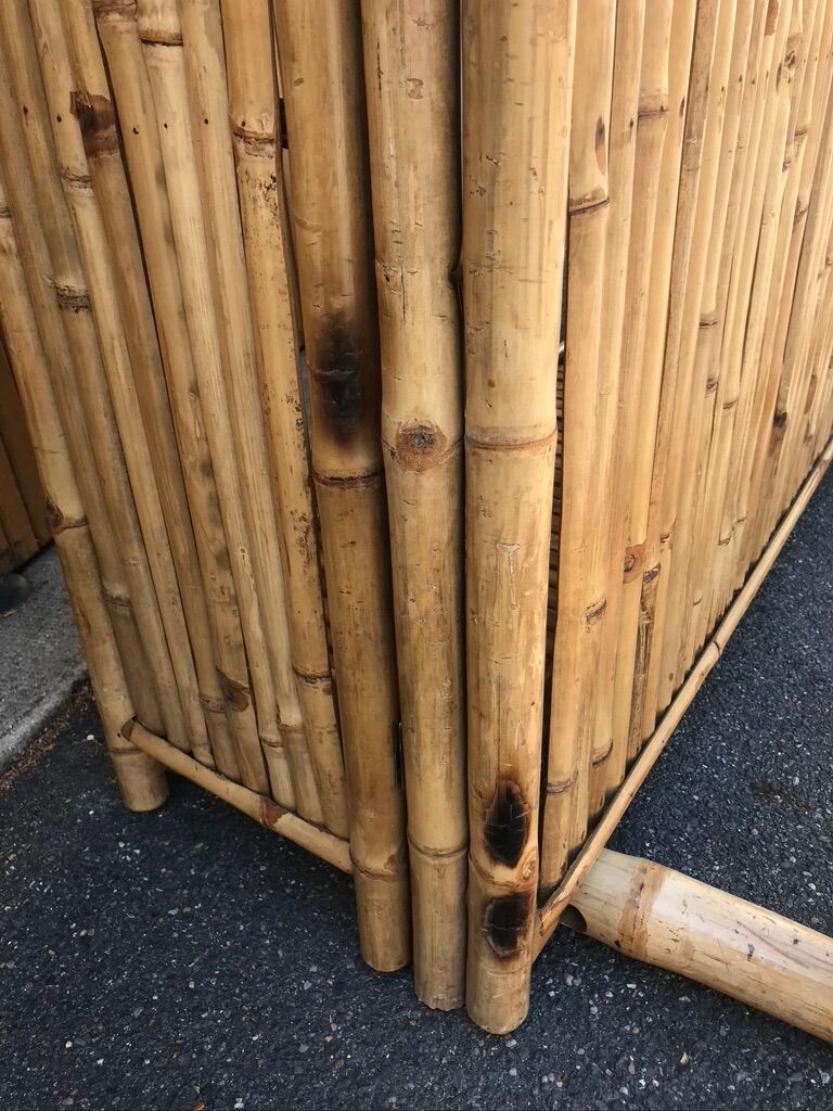 Foldable bamboo bar 70s