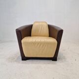 Set of 2 Calia Club or Lounge Chairs, Italy 1980's