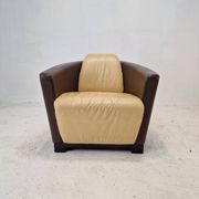 Set of 2 Calia Club or Lounge Chairs, Italy 1980's