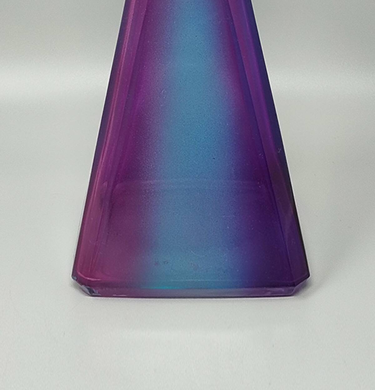 1970s Stunning Decanter or Decorative Bottle by Luigi Bormioli. Made in Ita