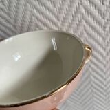 Set of seven pink Villeroy Boch porcelain cups