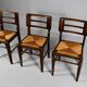 Suite de 3 chaises de Pierre Cruège datant des années 1950.