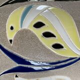 Vase with parakeets 50s