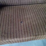 Velvet and skai sofa bed