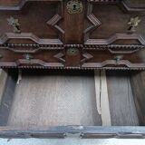 Old oak chest of drawers, 4 drawers, antique