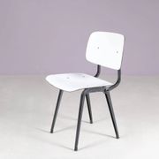 1950s Result chair black/white Friso Kramer Ahrend-De Cirkel