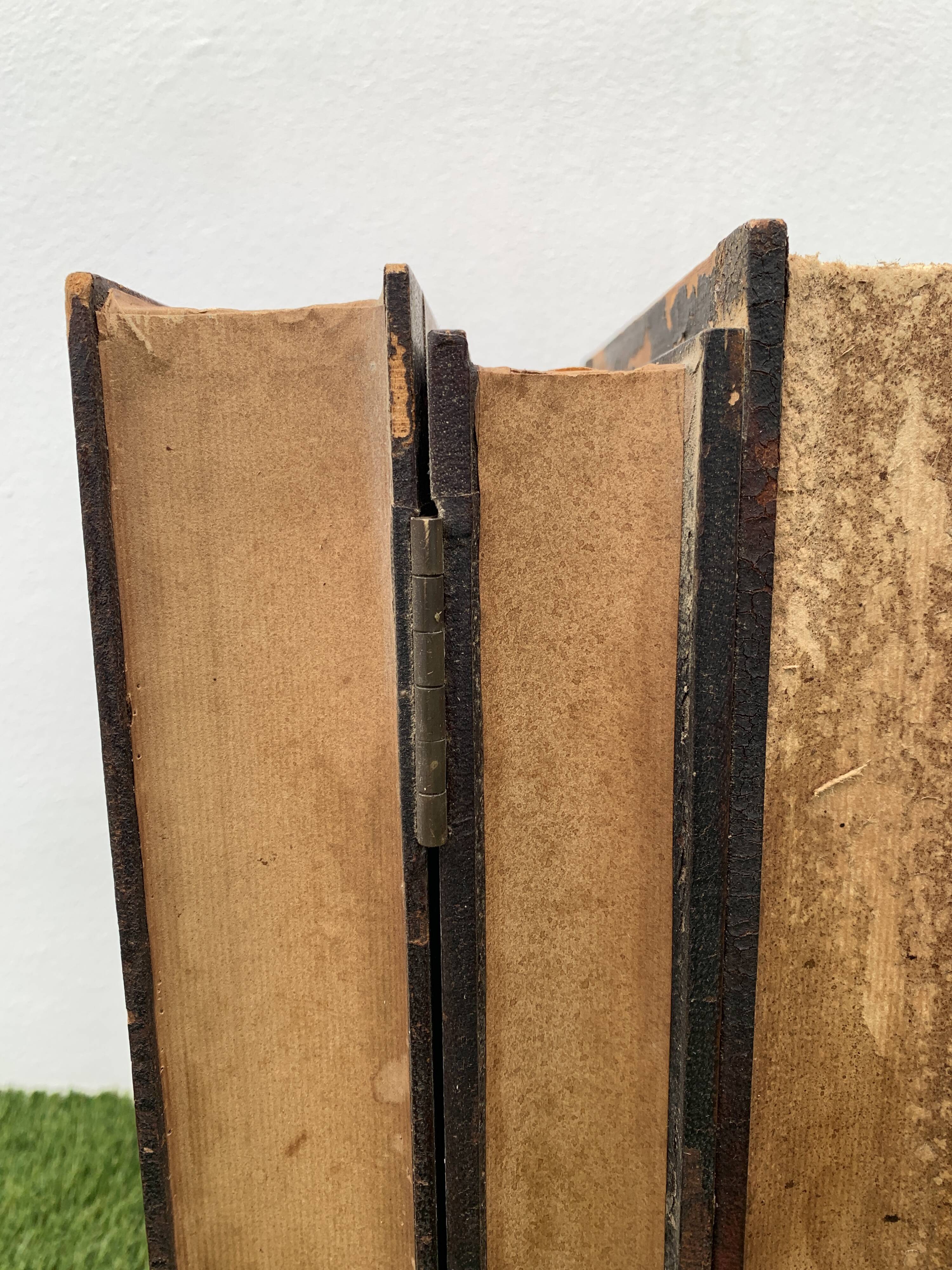 Trompe l'oeil storage box of old books, twentieth century