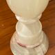 Pied de lampe en onyx