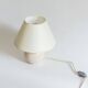 White crackled ceramic lamp base, 1930s