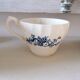 Ensemble de 4 tasses et soucoupes en faïence anglaise