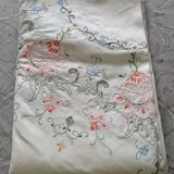 Antique embroidered tablecloth and towels