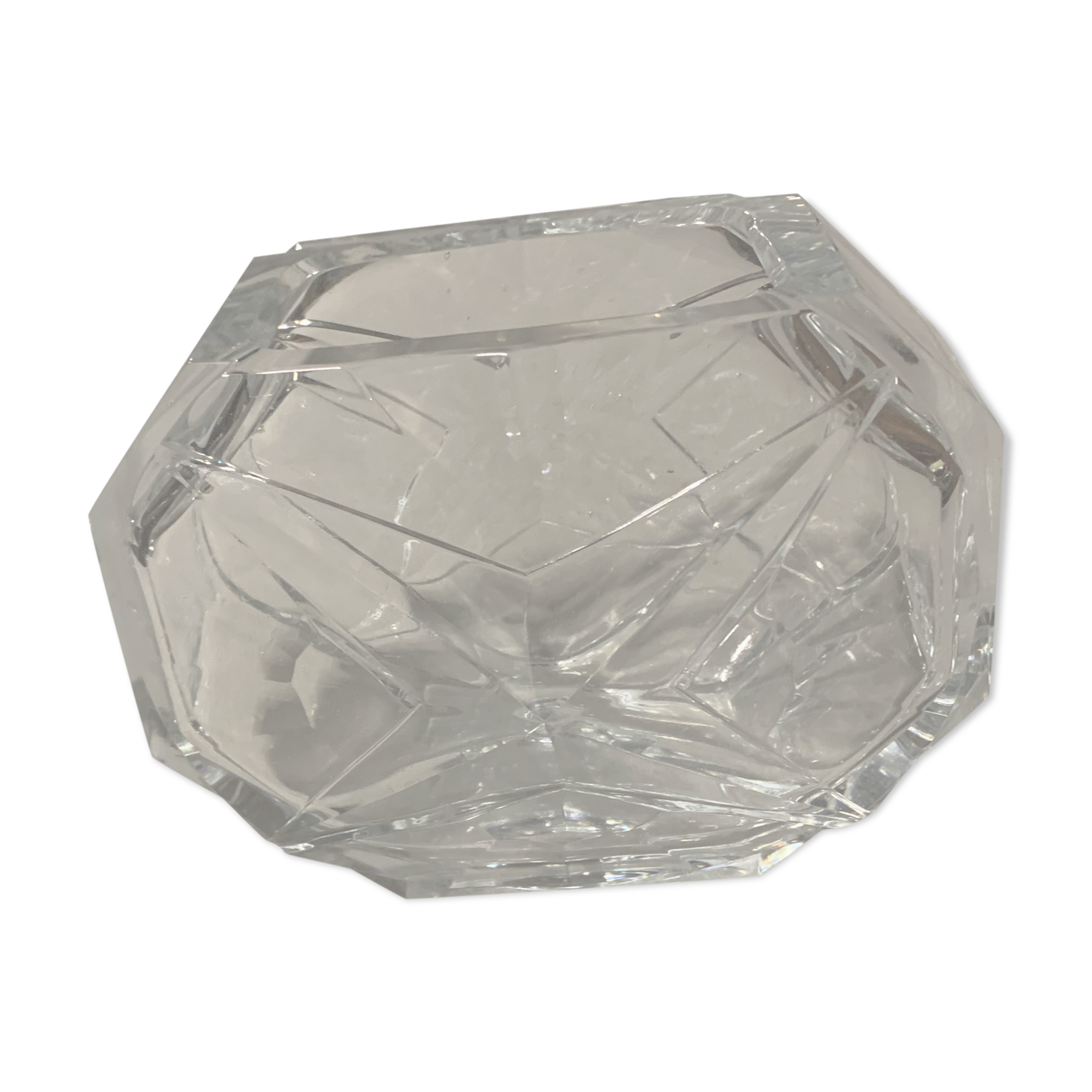 Art deco crystal vase