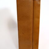 Set three vintage leather suitcases