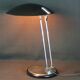 Aluminor, Desk lamp, black and chrome, Modern Space Age, 1970s