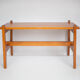 Table basse bois bois à lattes, décoration intérieur