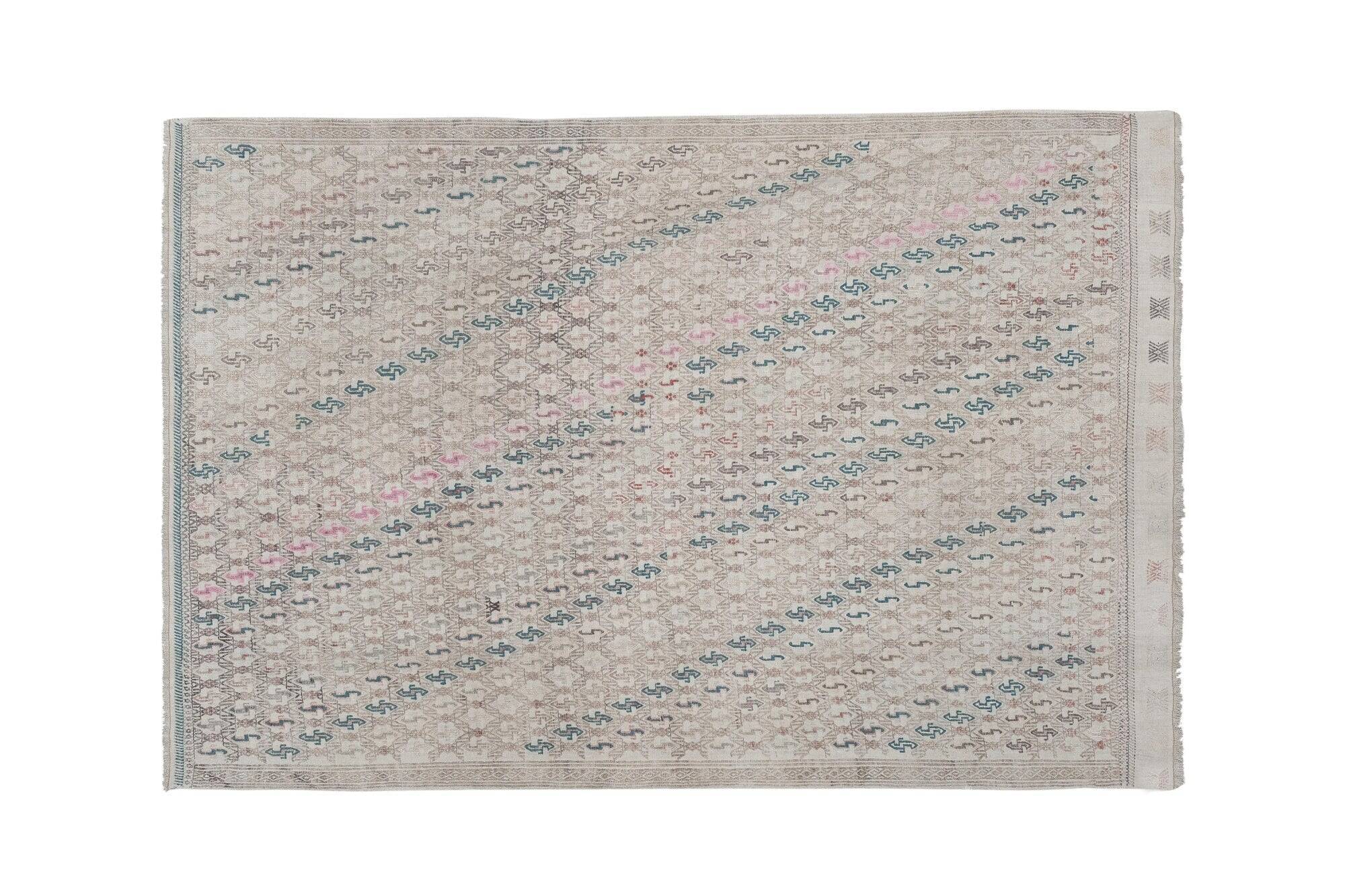 Tapis Kilim turc vintage tissé main