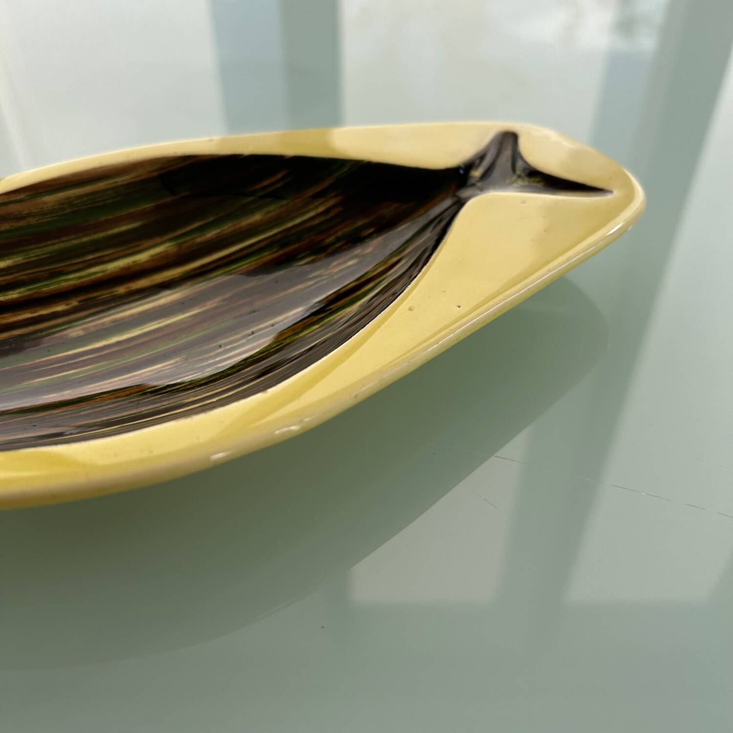 Striped fish dish 1950
