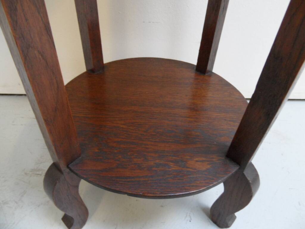 Art Deco oak sidetable