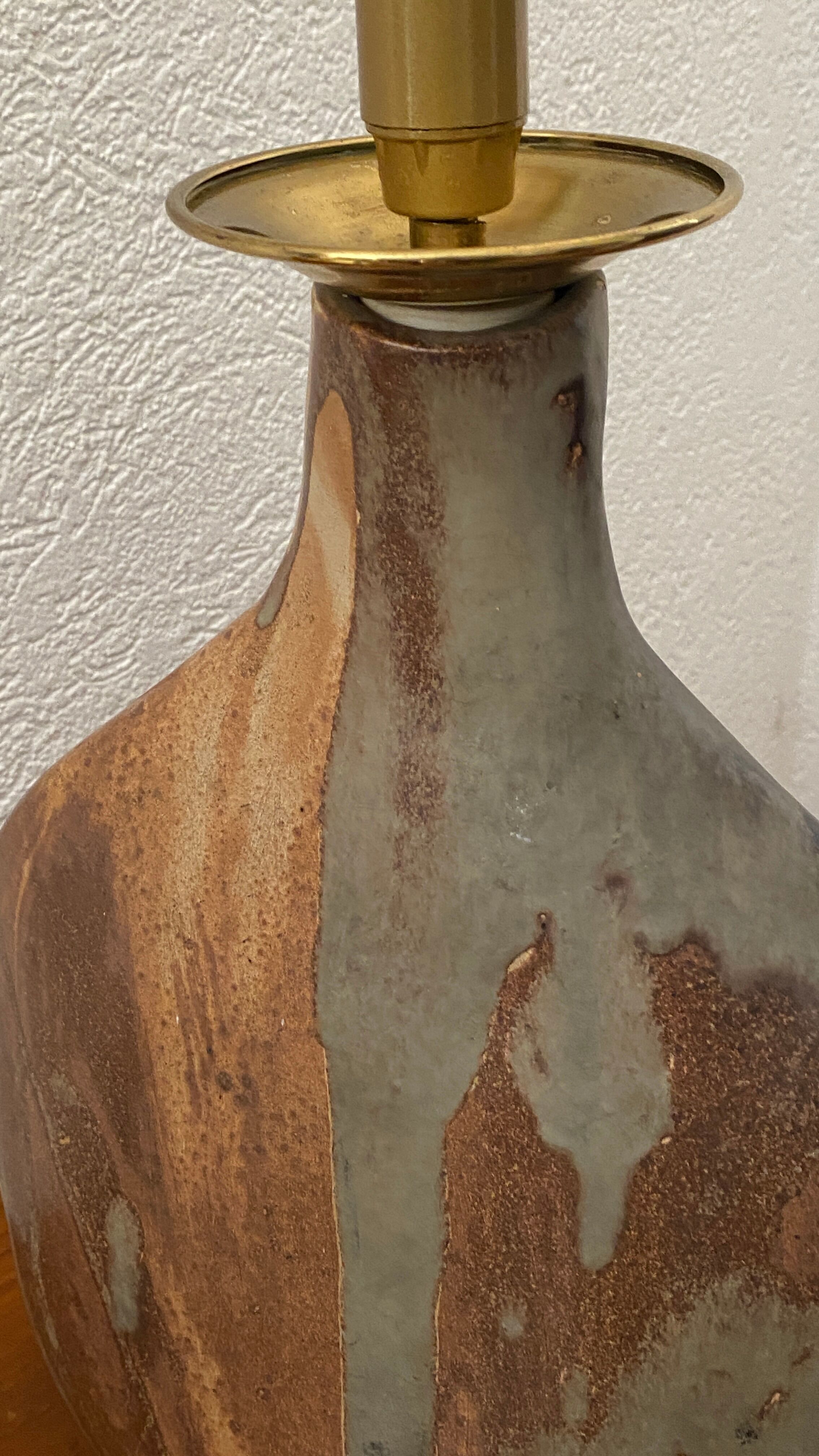 Glazed ceramic lamp, 1994