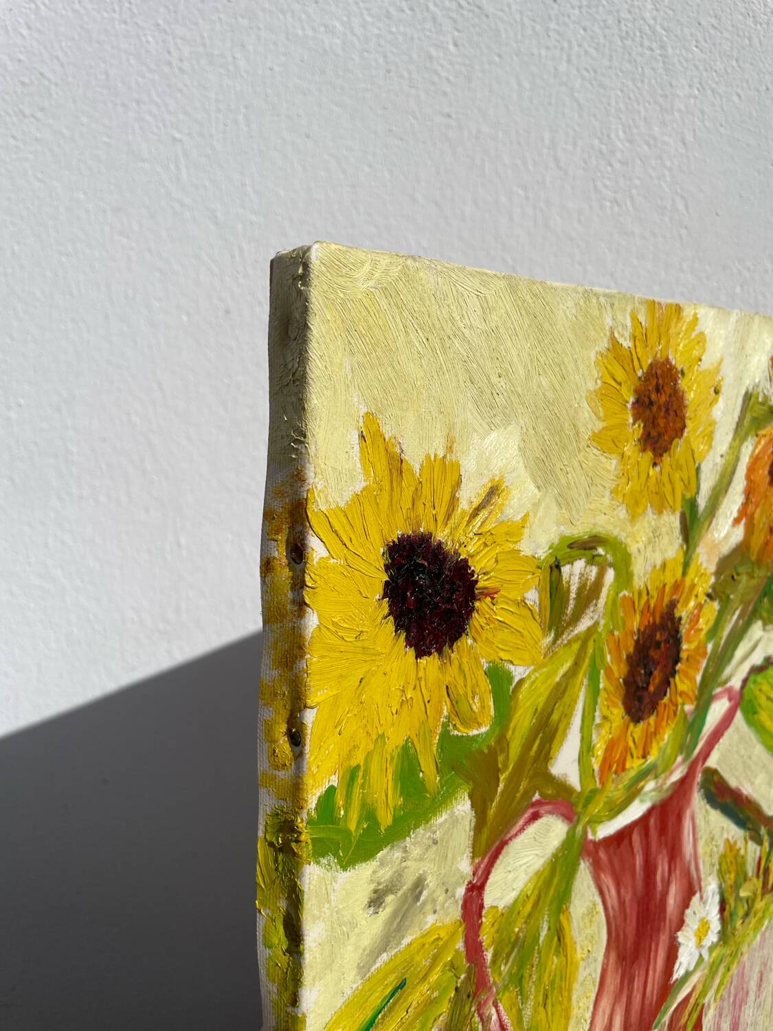 Tableau bouquet de fleurs tournesol