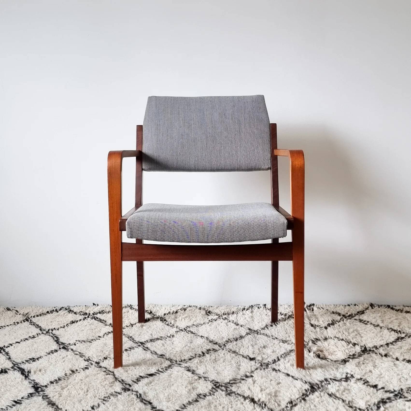 Mid-century Scandinavian armchair in teak