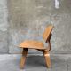 Fauteuil LCW Lounge Chair frêne Eames pour Evans / Herman Miller 1950s