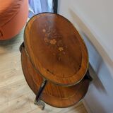 Louis XV style inlaid tea table 19th