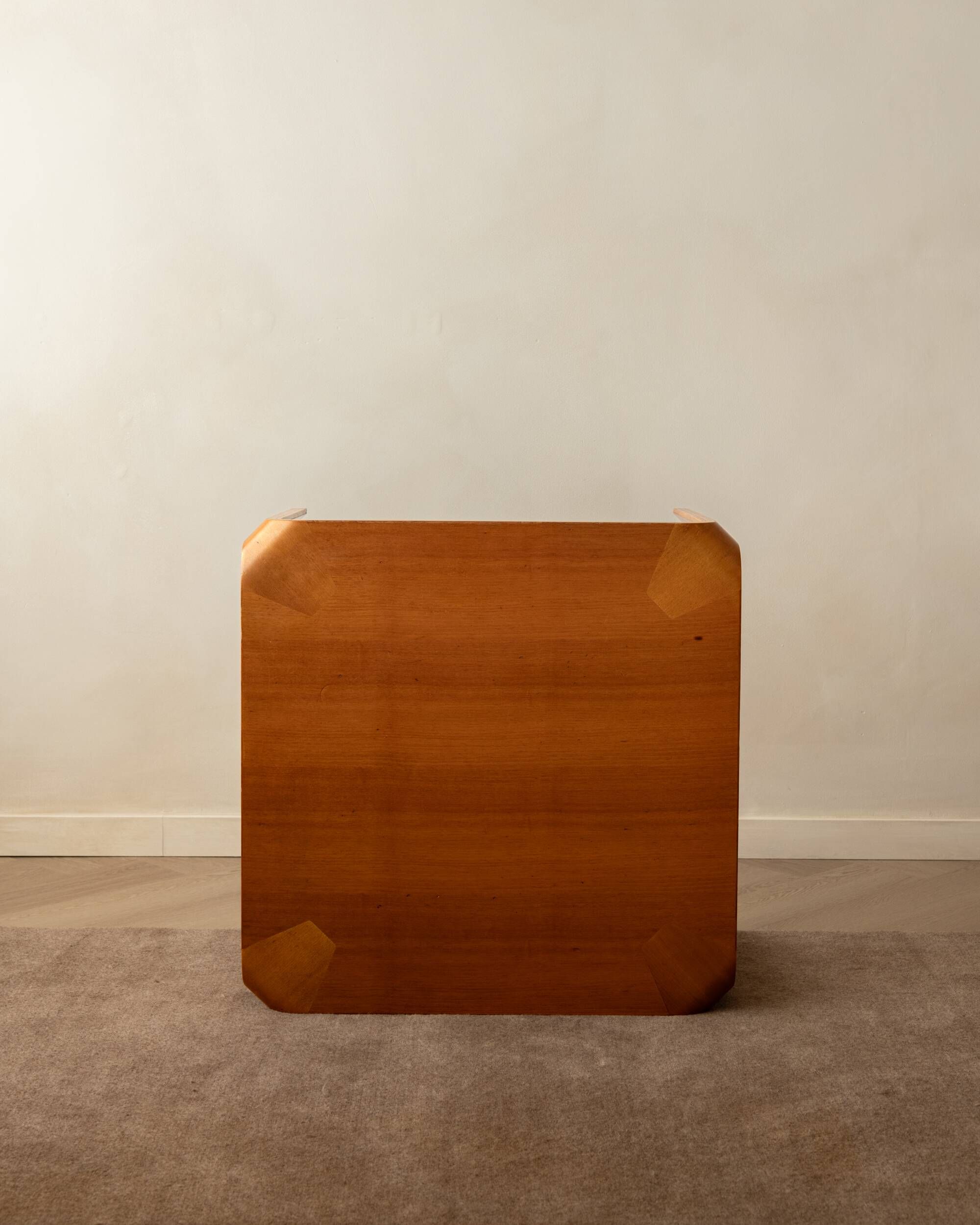 Curved Plywood Coffee Table T-2001 by Saburo Inui for Tendo Mokko, 1960s
