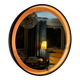 Teck, miroir éclairé, Italie, années 1960