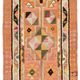Turkish Handwoven Vintage Herki Kilim 94 cm x 304 cm