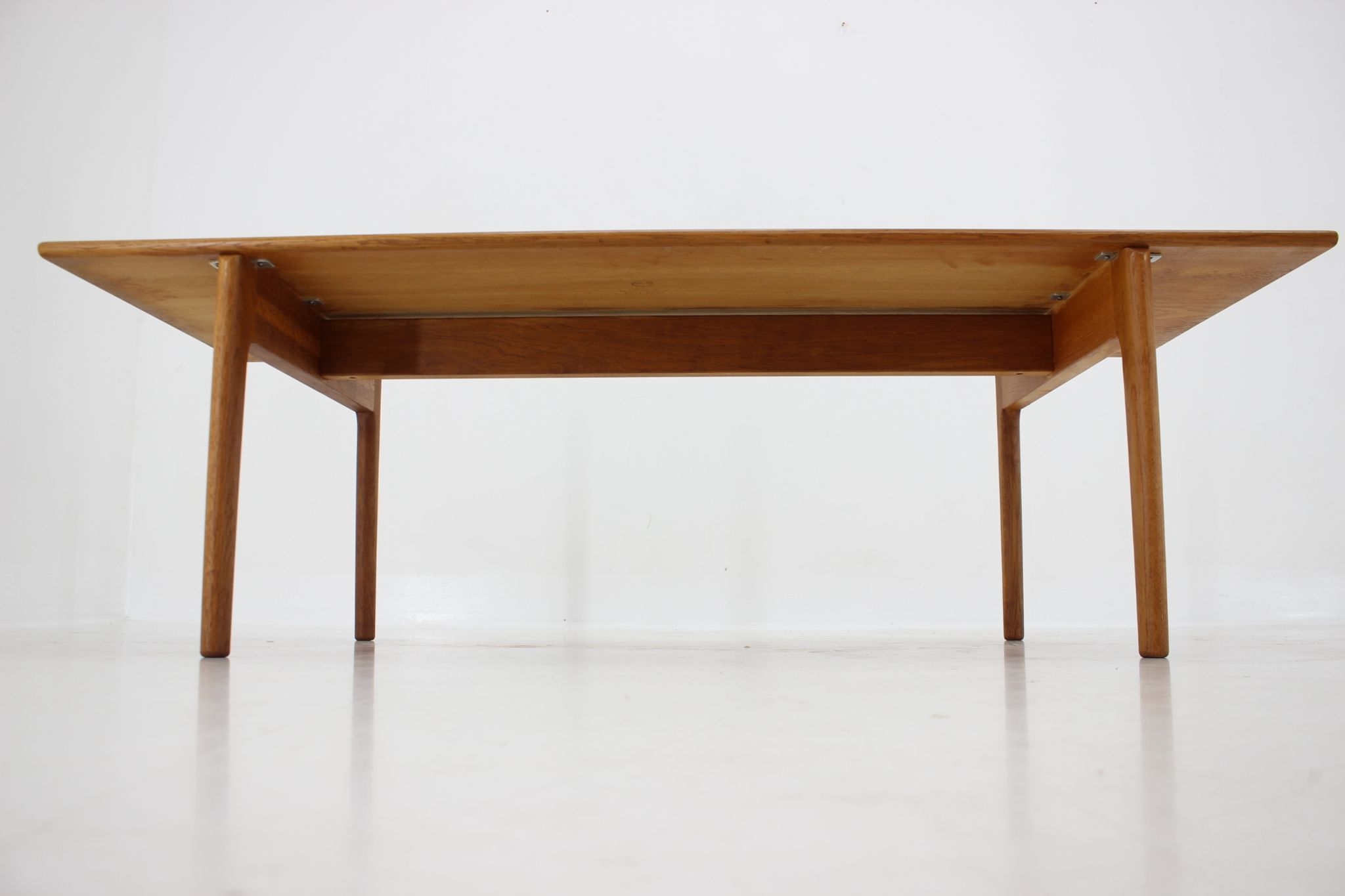 1960s Hans J Wegner Solid Oak Coffee Table 'AT-15' for Andreas Tuck, Denmark
