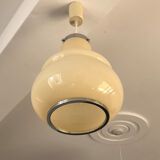 Suspension globe opaline cream