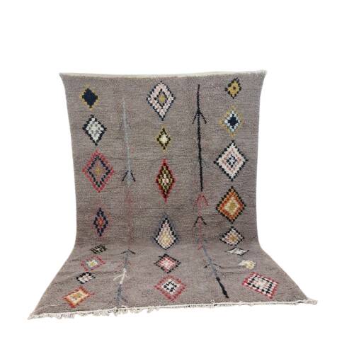 Azilal Berber rug in handmade wool 306 X 190 CM