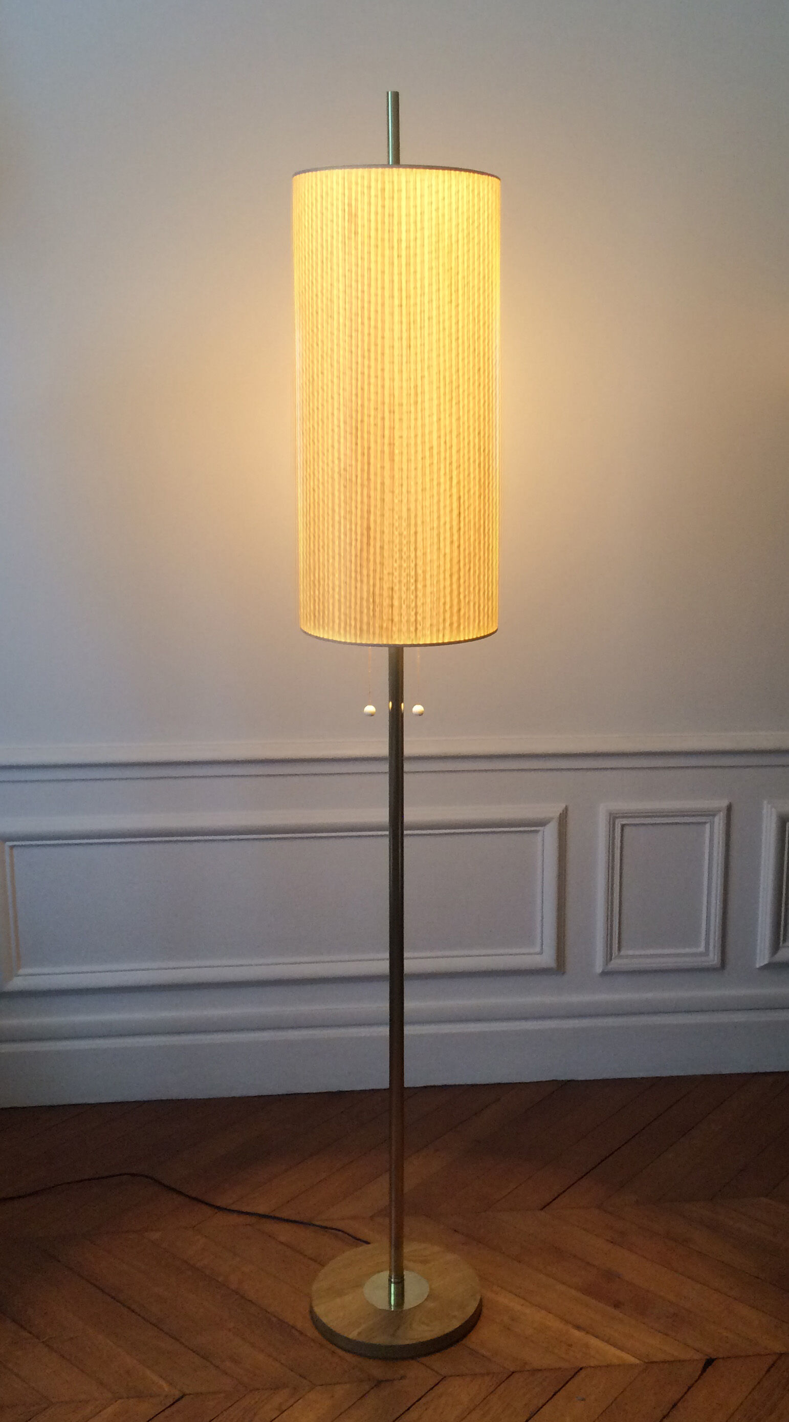 Adjustable floor lamp edited by Maison Monix in Paris in the 60's